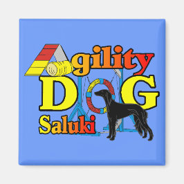 Saluki Agility Geschenken Magneet