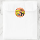 Saluki Agility Gifts Ronde Sticker (Tas)
