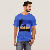 Saluki at night t-shirt (Voorkant volledig)