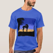 Saluki at night t-shirt (Voorkant)