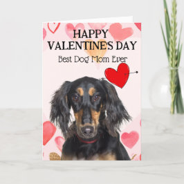 Saluki Beste Hond Moeder Aangepaste Valentijnsdagk Feestdagen Kaart