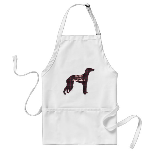 Saluki BFF Cadeaus Standaard Schort (Voorkant)