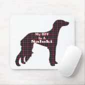 Saluki BFF Gifts Muismat (Met muis)