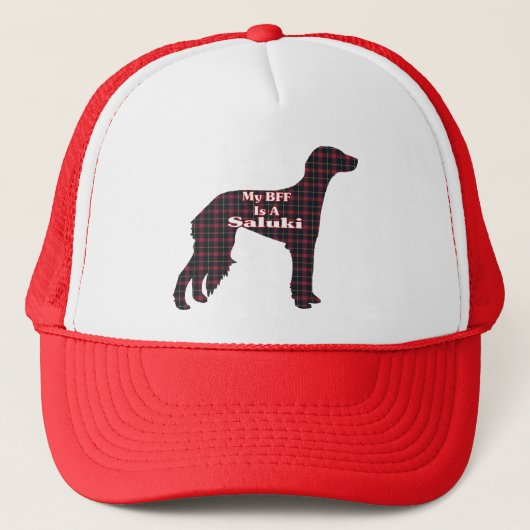 Saluki BFF Gifts Trucker Pet (Voorkant)