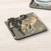 Saluki Bier Onderzetter (Linkerzijde)