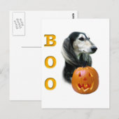 Saluki Boo Briefkaart (Voorkant / Achterkant)