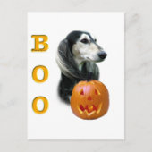 Saluki Boo Briefkaart (Voorkant)