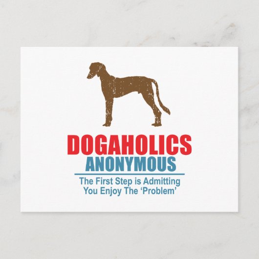 Saluki Briefkaart (Voorkant)