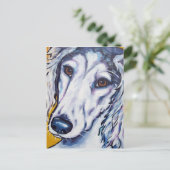 Saluki Briefkaart (Staand voorkant)