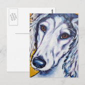 Saluki Briefkaart (Voorkant / Achterkant)