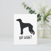 Saluki Briefkaart (Staand voorkant)
