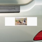 saluki bumpersticker (Op auto)