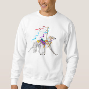 Saluki Carousel White Trui