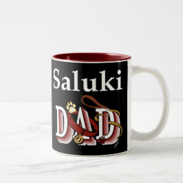 Saluki Dad Gifts Tweekleurige Koffiemok