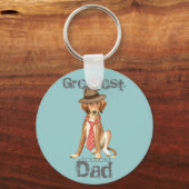 Saluki Dad Sleutelhanger (Voorkant)