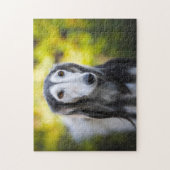 Saluki Dog Jigsaws. Legpuzzel (Verticaal)