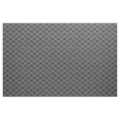 Saluki Dog Silhouettes Grey and Black Patterned Stof (Yard (91,4 cm))