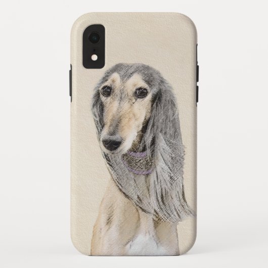 Saluki (Fawn) schilderen - Kute Original Dog Art Case-Mate iPhone Case (Achterkant)