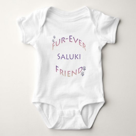 Saluki Furever Vriend Romper (Voorkant)