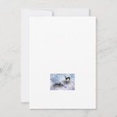 Saluki Greyhound heaven Notitiekaartje (Achterkant)