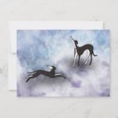 Saluki Greyhound heaven Notitiekaartje (Voorkant)