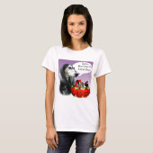 Saluki Halloween Snoep T-shirt (Voorkant volledig)