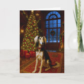 Saluki Holiday Kaart (Voorkant)
