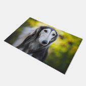 Saluki hond. deurmat (Schuin)