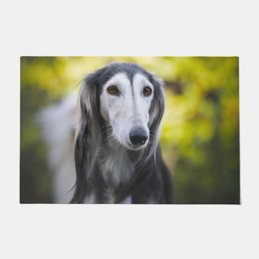 Saluki hond. deurmat (Voorkant)