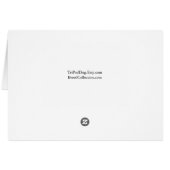 Saluki Hound Naughty Dog-kerstkaart (Achterkant Horizontaal)