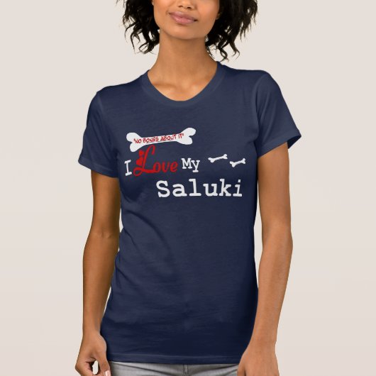 Saluki (I Love) Apparel T-shirt (Voorkant)
