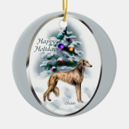 Saluki kerstboom Ornamenten