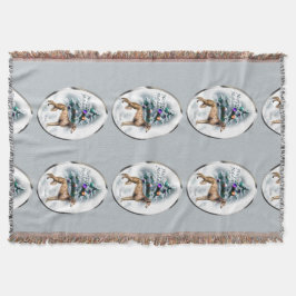 Saluki Kerstmis Deken