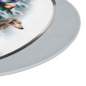 Saluki Kerstmis Snijplank (Hoek)