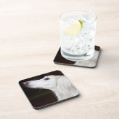 Saluki kijkt omhoog drankjes onderzetter (Rechterzijde)