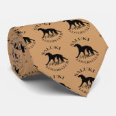 Saluki Lovers Club Stropdas (Opgerold)