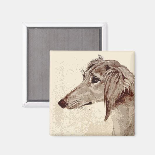 Saluki Magneet (Voorkant / Achterkant)