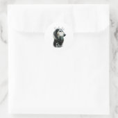 Saluki Pa 2 Ronde Sticker (Tas)