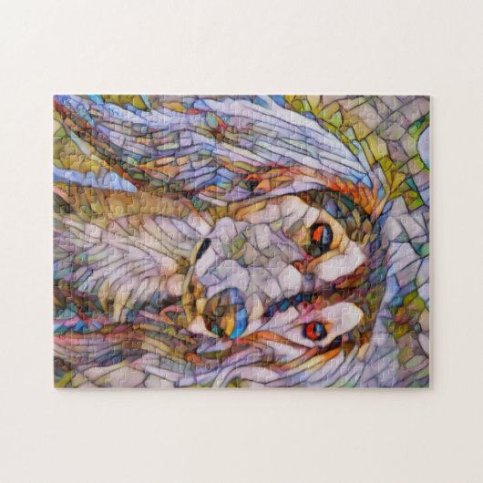 Saluki Painting Puzzle Legpuzzel (Horizontaal)