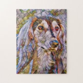 Saluki Painting Puzzle Legpuzzel (Verticaal)