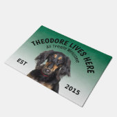 Saluki Persoonlijk Hondenliefhebber Doormat Deurmat (Schuin)