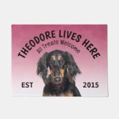 Saluki Persoonlijk Hondenliefhebber Doormat Deurmat (Voorkant)