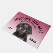 Saluki Persoonlijk Hondenliefhebber Doormat Deurmat (Schuin)