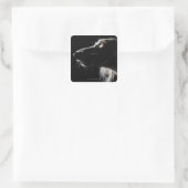 Saluki, portret vierkante sticker (Tas)