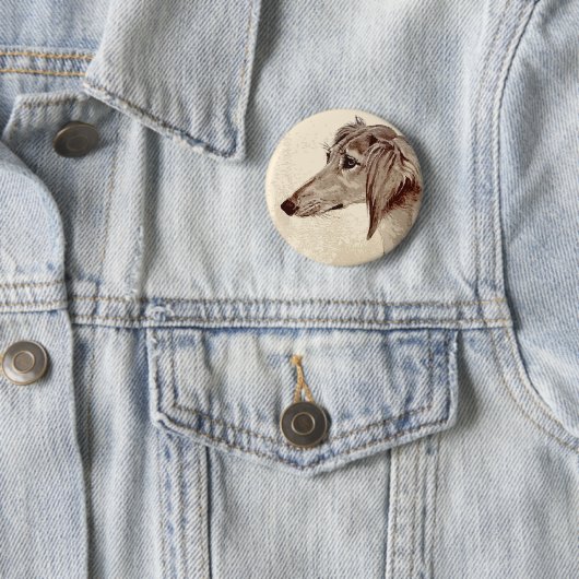 Saluki Ronde Button 5,7 Cm (In situ)