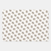 Saluki schilderij Fawn Sable Schattigee originele  Inpakpapier Vel (Voorkant 2)