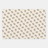 Saluki schilderij Fawn Sable Schattigee originele  Inpakpapier Vel (Voorkant)