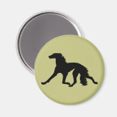 Saluki Silhouette Magneet (Voorkant / Achterkant)