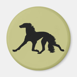 Saluki Silhouette Magneet