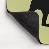 Saluki Silhouette Muismat (Hoek)